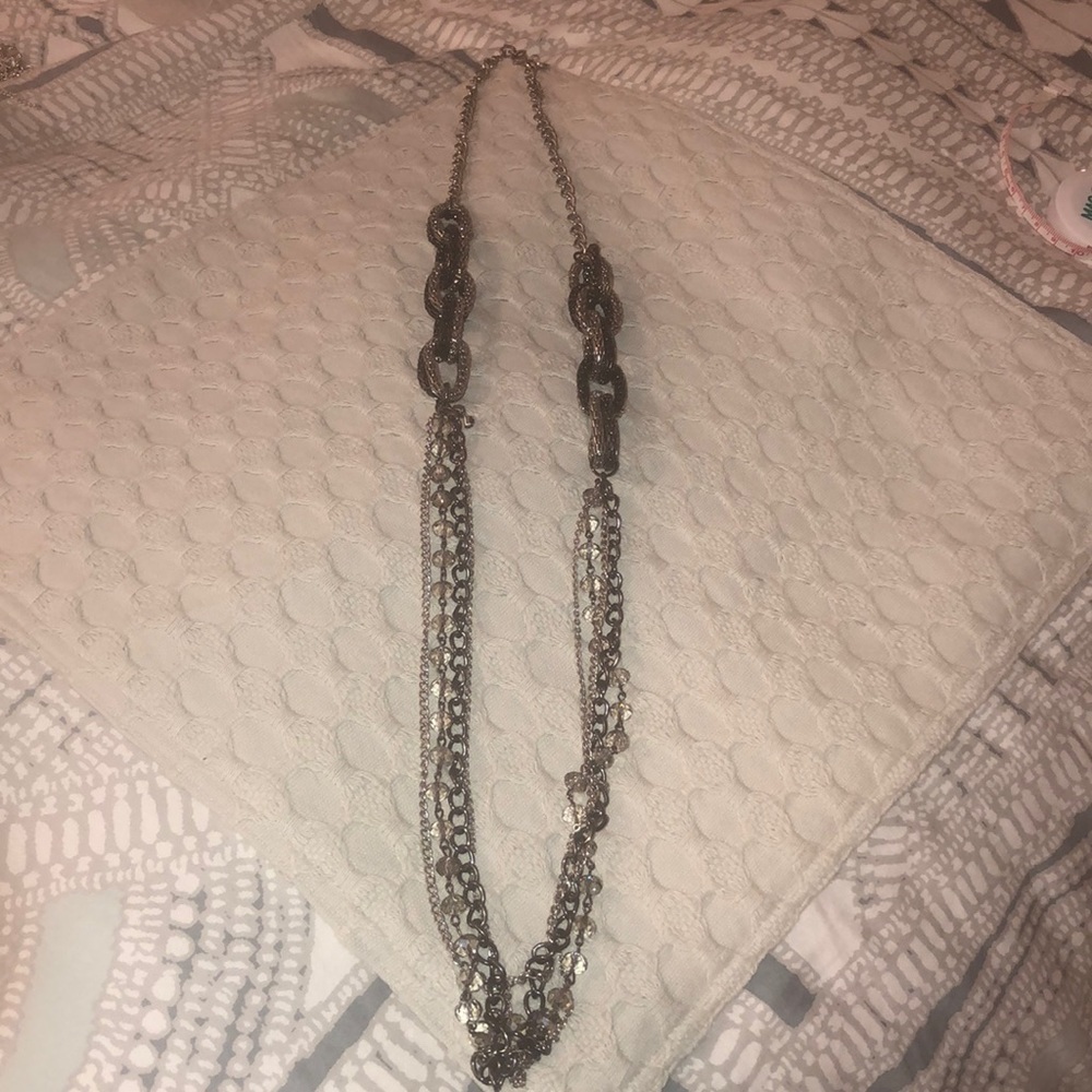 Vera Wang Long Statement Necklace